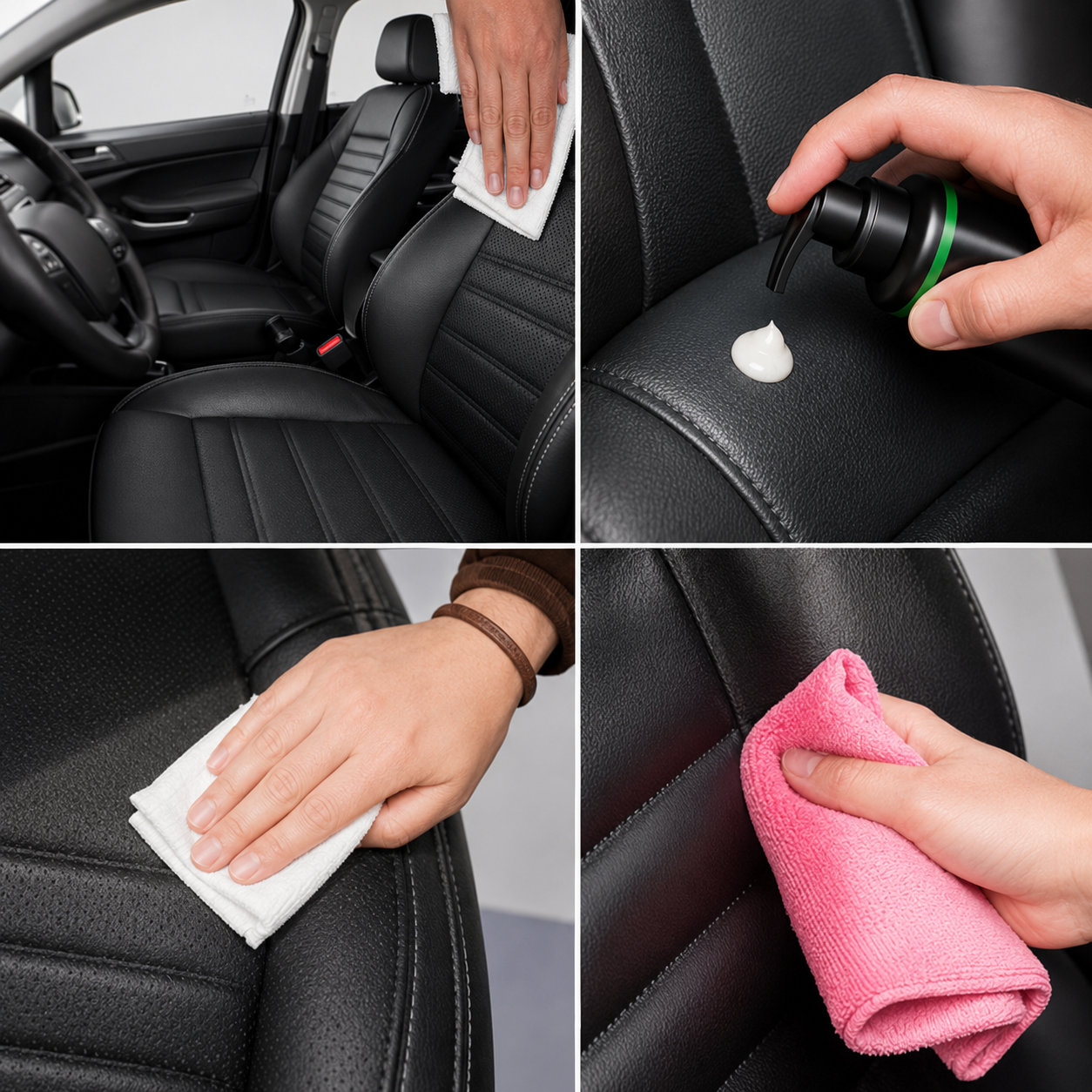 Leather Nourishing Cream – 120ml Car Seat Cleaner & Conditioner for Leather Care, Shine Restore, Anti-Crack Protection & Interior Maintenance