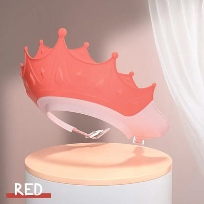 ⏳Time-Limited Special⏰Kids' Ear Protective Cap – Waterproof Shower Hat, Adjustable & Cartoon Crown Design ✨