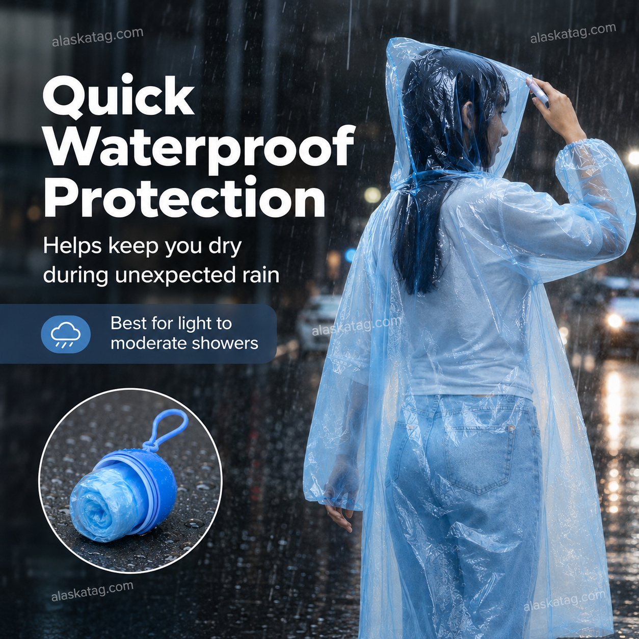 🥳Last Day Buy 1 Get 1 Free!!💞🌧️ Pocket-Size Disposable Raincoat for Unexpected Showers