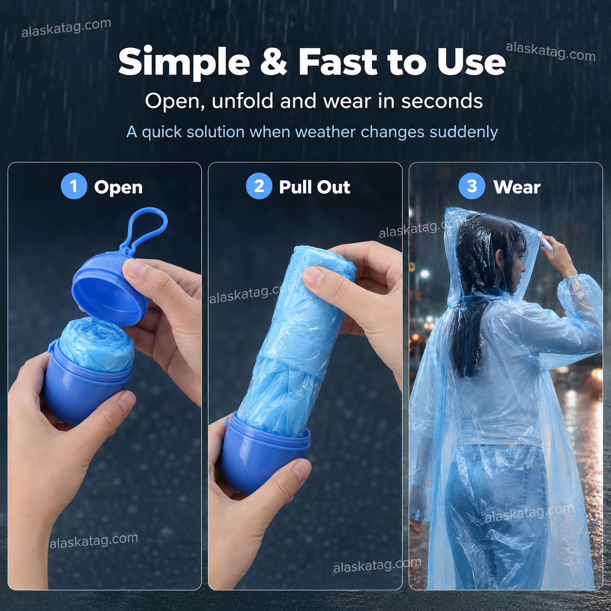 🥳Last Day Buy 1 Get 1 Free!!💞🌧️ Pocket-Size Disposable Raincoat for Unexpected Showers