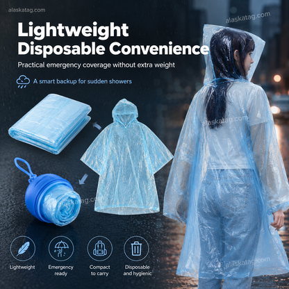 🥳Last Day Buy 1 Get 1 Free!!💞🌧️ Pocket-Size Disposable Raincoat for Unexpected Showers