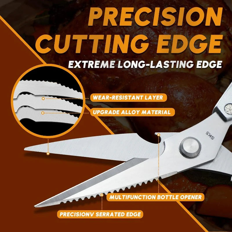 🔥Japanese Steel 7-in-1 Multifunction Kitchen Shears🔥