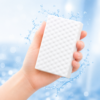 High-Density Nano Magic Cleaning Sponge – 10-Pack Water-Activated Scrub Pads for Kitchen Grease, Dishes, Shoes & Multi-Surface Stains
