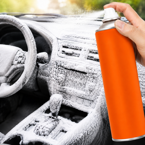 Multi-Purpose Foam Cleaner Spray – 650ml Deep Cleaning Foam for Sneakers, White Shoes, Leather, Oil Stains & Home Surfaces