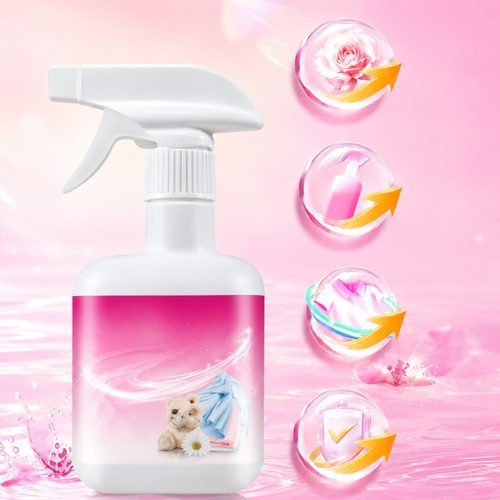 Clothing Mold Remover Spray – 350ml Fabric Mildew Stain Cleaner for White Clothes, Curtains, Bedding & Laundry Stains