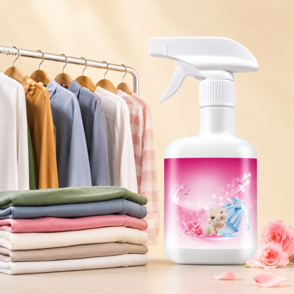 Clothing Mold Remover Spray – 350ml Fabric Mildew Stain Cleaner for White Clothes, Curtains, Bedding & Laundry Stains
