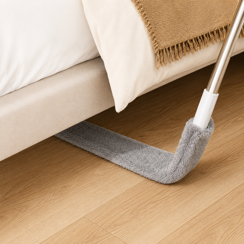 Extendable Gap Cleaning Duster – 150cm Bendable Slim Dust Mop for Under Bed, Sofa, Appliances, Corners & Pet Hair