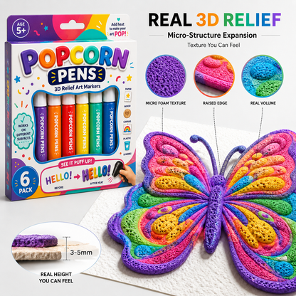 🌈🖍️Save 50% by ordering today丨JEREMYTIS® 3D Relief Art Pen – Turn Flat Drawings Into Touchable 3D Art🪄