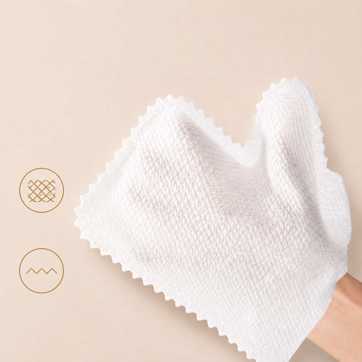 Reusable Non-Woven Cleaning Glove Cloth – Wet & Dry Multi-Purpose Kitchen Dishwashing & Dusting Wipe