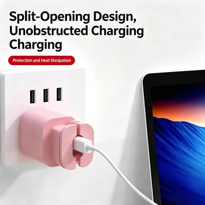 2-in-1 Silicone Charger Protector with Cord Wrap for 18W/20W Adapters ✅