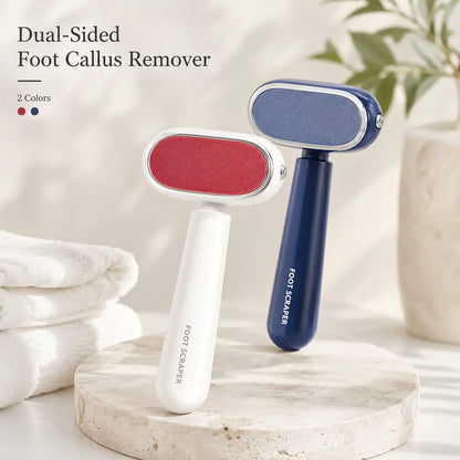 Dual‑Sided Foot Callus Remover, Replaceable Stainless Steel Blade Foot Scraper 🦶