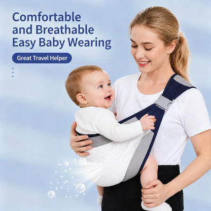 Adjustable single-shoulder portable strap | Lightweight and breathable mesh hip strap🧸