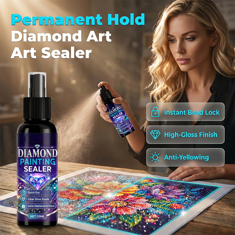 💎✨  art sealer – locks beads, glossy finish, dries fast & lasts.