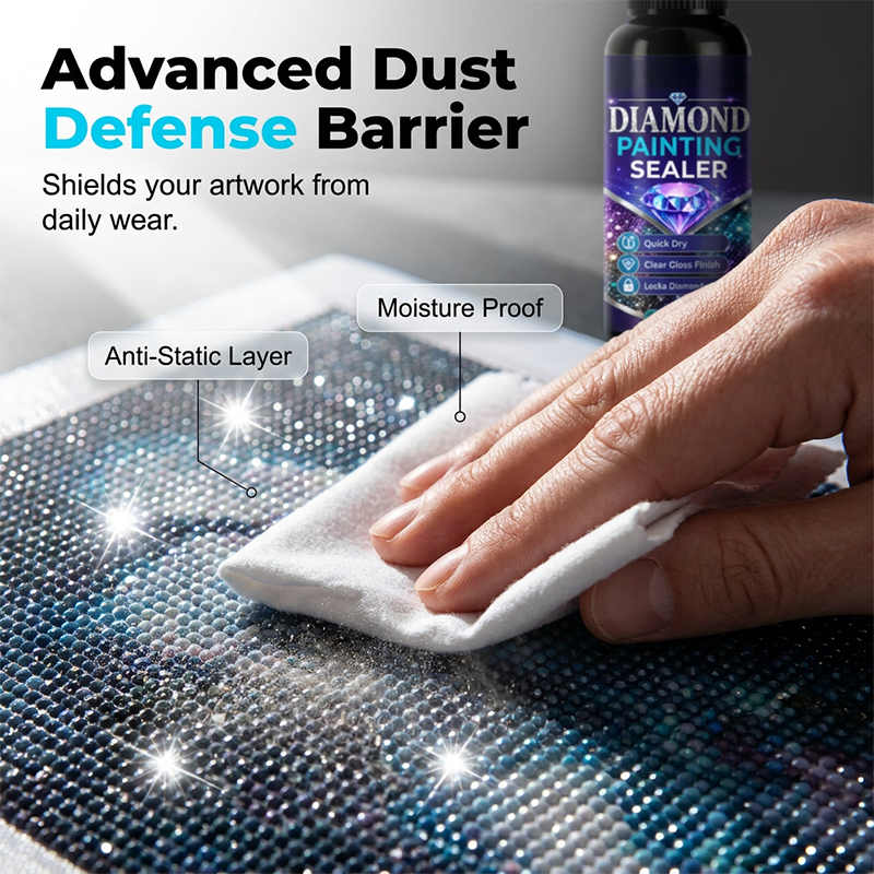 💎✨  art sealer – locks beads, glossy finish, dries fast & lasts.