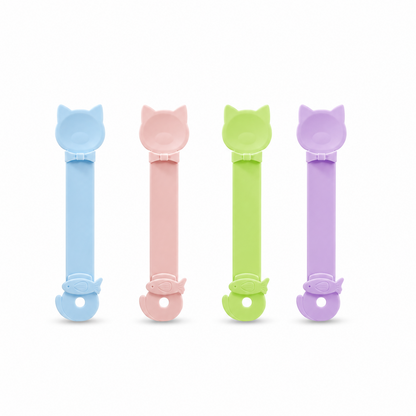 🥳HOT SALE🥳💞50K+ SOLD! Cat Feeder Spoon–BPA-free, one-hand squeeze & wide spoon. Clean feeding – grab yours! ✅