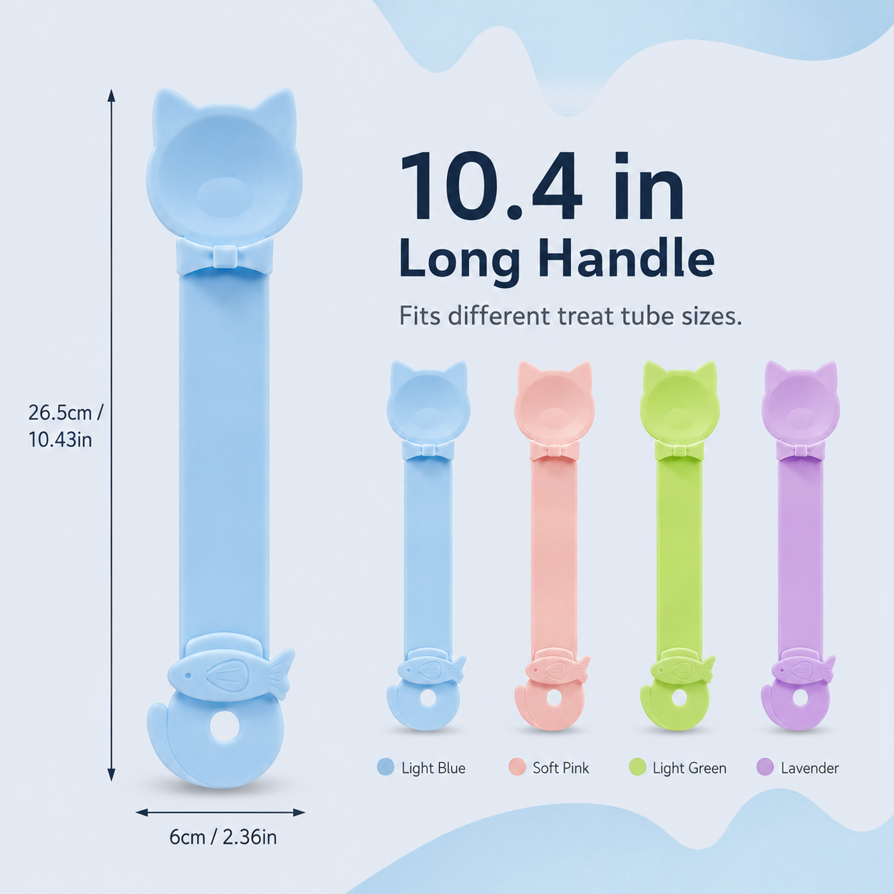 🥳HOT SALE🥳💞50K+ SOLD! Cat Feeder Spoon–BPA-free, one-hand squeeze & wide spoon. Clean feeding – grab yours! ✅