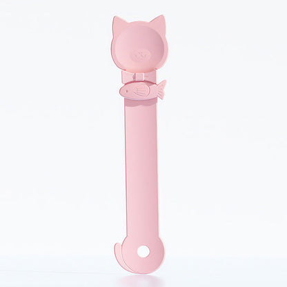 🥳HOT SALE🥳💞50K+ SOLD! Cat Feeder Spoon–BPA-free, one-hand squeeze & wide spoon. Clean feeding – grab yours! ✅