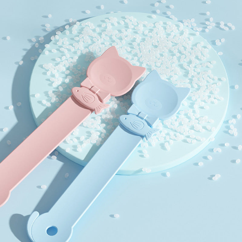 🥳HOT SALE🥳💞50K+ SOLD! Cat Feeder Spoon–BPA-free, one-hand squeeze & wide spoon. Clean feeding – grab yours! ✅